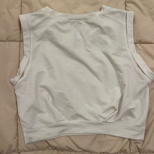 White workout top